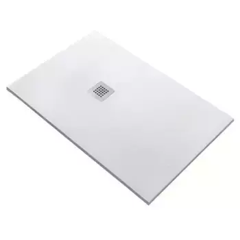 Душевой поддон «Starohome» Solid С0005841 100/90 низкий из литьевого мрамора прямоугольный White Matt без сифона