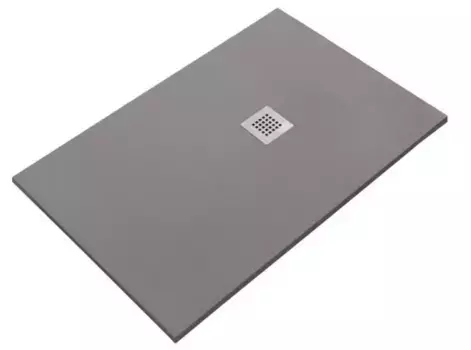 Душевой поддон «Starohome» Solid С0005847 120/80 низкий из литьевого мрамора прямоугольный Grey Matt без сифона
