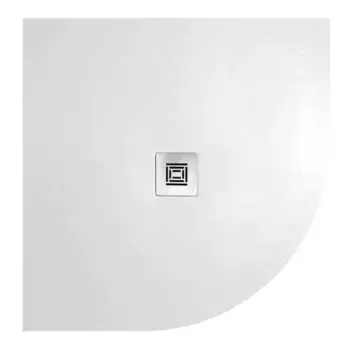 Душевой поддон «Stpool» Lite С0005793 90/90 низкий стеклопластик четверть круга White Matt без сифона