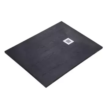 Душевой поддон «WasserKRAFT» Dill 61T07 120/90 низкий из литьевого мрамора прямоугольный чёрный матовый