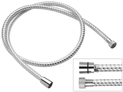 Душевой шланг «Remer» 332CN200 200 см хром/белый
