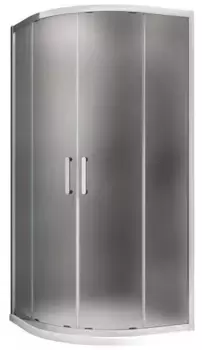 Душевой угол-ограждение «Abber» Schwarzer Diamant AG01080M 80/80 четверть круга матовый/хром без поддона