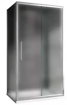 Душевой угол-ограждение «Abber» Schwarzer Diamant AG30100MH-S50M-S50M 100/50 прямоугольный матовый/хром без поддона