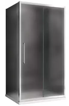 Душевой угол-ограждение «Abber» Schwarzer Diamant AG30100MH-S60M 100/60 прямоугольный матовый/хром без поддона универсальный
