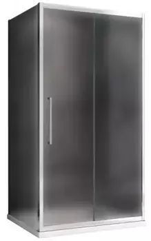 Душевой угол-ограждение «Abber» Schwarzer Diamant AG30130MH-S50M 130/50 прямоугольный матовый/хром без поддона универсальный