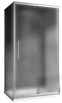Душевой угол-ограждение «Abber» Schwarzer Diamant AG30150MH-S50M-S50M 150/50 прямоугольный матовый/хром без поддона