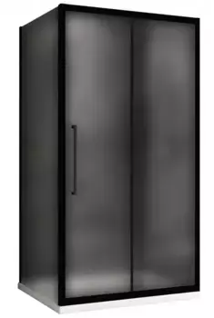 Душевой угол-ограждение «Abber» Schwarzer Diamant AG30160BMH-S90BM 160/90 прямоугольный матовый/чёрный без поддона