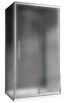 Душевой угол-ограждение «Abber» Schwarzer Diamant AG30160MH-S50M-S50M 160/50 прямоугольный матовый/хром без поддона