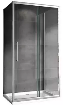 Душевой угол-ограждение «Abber» Schwarzer Diamant AG30170H-S90-S90 170/90 прямоугольный прозрачный/хром без поддона
