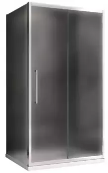 Душевой угол-ограждение «Abber» Schwarzer Diamant AG30170MH-S60M 170/60 прямоугольный матовый/хром без поддона универсальный