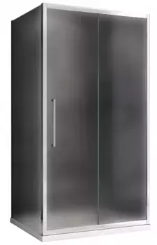 Душевой угол-ограждение «Abber» Schwarzer Diamant AG30170MH-S50M 170/50 прямоугольный матовый/хром без поддона универсальный