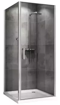 Душевой угол-ограждение «Abber» Sonnenstrand AG04060-S100 60/100 прямоугольный прозрачный/хром без поддона универсальный