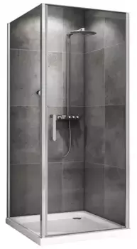Душевой угол-ограждение «Abber» Sonnenstrand AG04060-S75 60/75 прямоугольный прозрачный/хром без поддона универсальный
