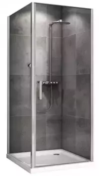 Душевой угол-ограждение «Abber» Sonnenstrand AG04070-S90 70/90 прямоугольный прозрачный/хром без поддона универсальный
