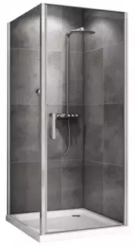 Душевой угол-ограждение «Abber» Sonnenstrand AG04080-S70 80/70 прямоугольный прозрачный/хром без поддона универсальный