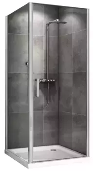 Душевой угол-ограждение «Abber» Sonnenstrand AG04090-S70 90/70 прямоугольный прозрачный/хром без поддона универсальный