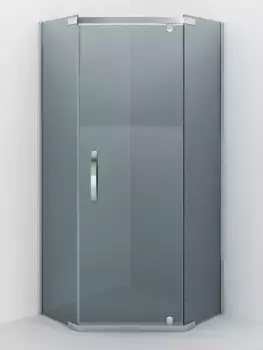 Душевой угол-ограждение «Alex Baitler» AB245 100/100 тонированный/хром без поддона универсальный