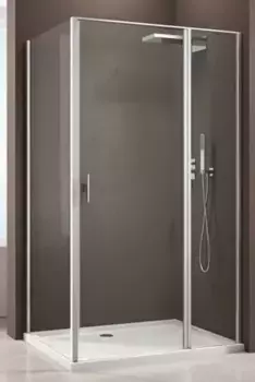 Душевой угол-ограждение «Allen Brau» Priority 100/80 прозрачный/хром без поддона универсальный