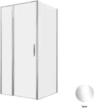 Душевой угол-ограждение «Allen Brau» Priority 100/90 прозрачный/хром без поддона универсальный