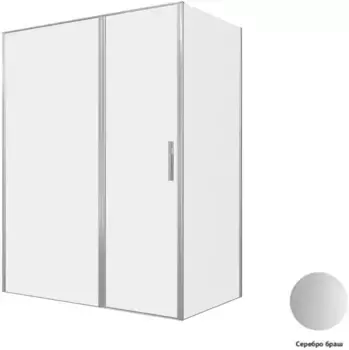 Душевой угол-ограждение «Allen Brau» Priority 160/90 прозрачный/серебро без поддона универсальный