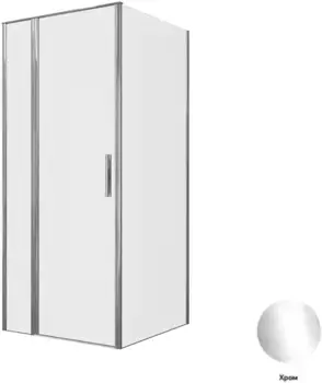 Душевой угол-ограждение «Allen Brau» Priority 90/90 прозрачный/хром без поддона универсальный