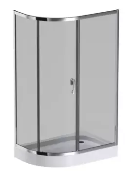 Душевой угол-ограждение «Am.Pm» Like W83G-302U120CG 120/80 тонированный/хром без поддона универсальный