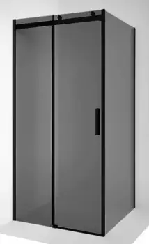 Душевой угол-ограждение «Ambassador» Benefit 19022201HBB-100HBB 120/100 тонированный/чёрный без поддона