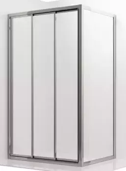 Душевой угол-ограждение «Ambassador» Forsa 17021103NX-80NX 120/80 прозрачный/хром без поддона универсальный