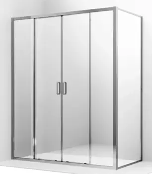 Душевой угол-ограждение «Ambassador» Forsa 17021109AX-90AX 140/90 прозрачный/хром без поддона универсальный