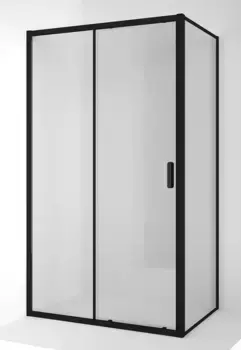 Душевой угол-ограждение «Ambassador» Forsa 17021217AB-100AB 110/100 прозрачный/чёрный без поддона универсальный