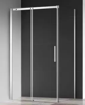 Душевой угол-ограждение «AQUAme» AQM4803-10/AQM4804 100/90 прямоугольный прозрачный/хром без поддона универсальный