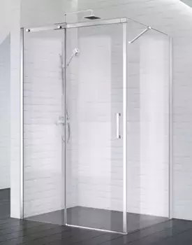 Душевой угол-ограждение «Belbagno» ACQUA-AH-1-110/80-C-Cr 110/80 прозрачный/хром без поддона универсальный