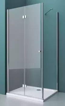 Душевой угол-ограждение «Belbagno» ALBANO-ASH-1-90/100-C-Cr прозрачный/хром без поддона универсальный