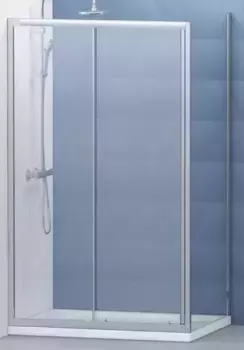 Душевой угол-ограждение «Belbagno» DUE-AH-1-120/80-C-CR 120/80 прозрачный/хром прямоугольный без поддона универсальный