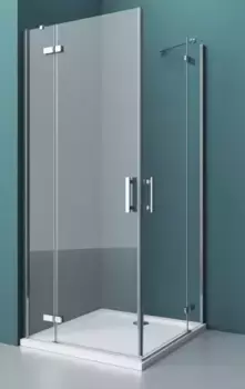Душевой угол-ограждение «Belbagno» KRAFT-A-22-90-C-C 90/90 прозрачный/хром квадратный без поддона