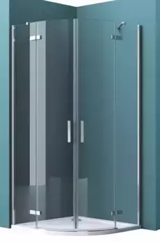 Душевой угол-ограждение «Belbagno» KRAFT-R-2-90-C-Cr 90/90 прозрачный/хром четверть круга без поддона