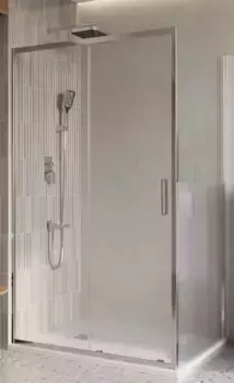 Душевой угол-ограждение «Belbagno» LUCE-AH-1-110/80-C-Cr 110/80 прозрачный/хром прямоугольный без поддона универсальный