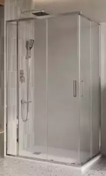 Душевой угол-ограждение «Belbagno» LUCE-AH-21-140/90-C-Cr 140/90 прозрачный/хром прямоугольный без поддона универсальный