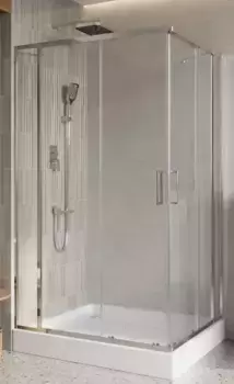 Душевой угол-ограждение «Belbagno» LUCE-AH-22-150/120-C-Cr 150/120 прозрачный/хром прямоугольный без поддона универсальный