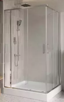 Душевой угол-ограждение «Belbagno» LUCE-AH-22-145/120-C-Cr 145/120 прозрачный/хром прямоугольный без поддона универсальный