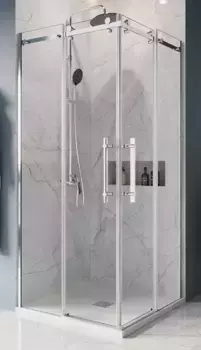 Душевой угол-ограждение «Belbagno» MARINO-A-2-90-C-CR 90/90 прозрачный/хром квадратный без поддона