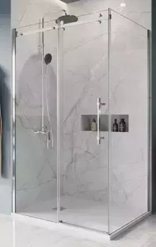 Душевой угол-ограждение «Belbagno» MARINO-AH-1-110/90-C-Cr 110/90 прозрачный/хром прямоугольный без поддона универсальный