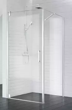 Душевой угол-ограждение «Belbagno» MARMI-AH-1-70/80-C-Cr прозрачный/хром без поддона универсальный