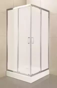 Душевой угол-ограждение «Belbagno» UNO-195-A-2-90-P-Cr матовый/хром без поддона