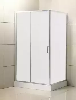 Душевой угол-ограждение «Belbagno» UNO-AH-1-100/90-M-Cr матовый/хром без поддона универсальный