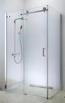 Душевой угол-ограждение «Berges Wasserhaus» Gelios 120/80 прямоугольный прозрачный/хром без поддона универсальный