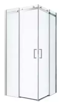 Душевой угол-ограждение «Berges Wasserhaus» Gelios 90/90 квадратный прозрачный/хром без поддона универсальный