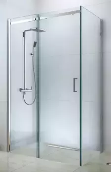 Душевой угол-ограждение «Berges Wasserhaus» Melita 120/90 прямоугольный прозрачное/хром без поддона универсальный