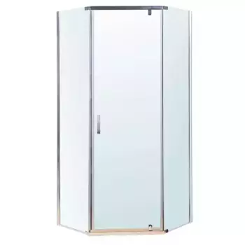 Душевой угол-ограждение «Berges Wasserhaus» Solo T 90/90 многоугольный прозрачный/хром без поддона универсальный