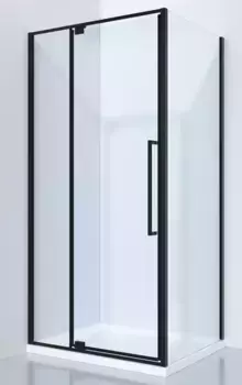 Душевой угол-ограждение «Black & White» S812 BC 100/100 прозрачный/чёрный универсальный без поддона